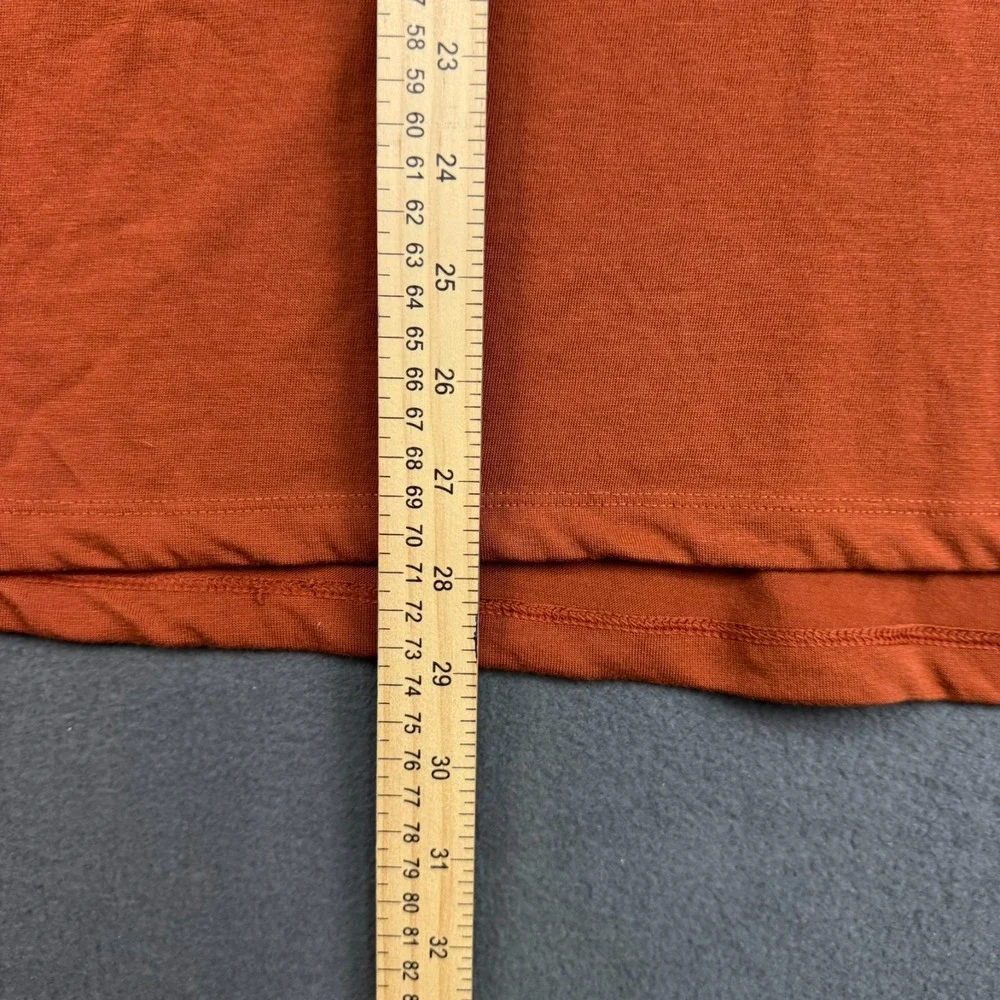 The North Face Polo Shirt Mens XL Burnt Orange Short Sleeve VaporWick Breathable